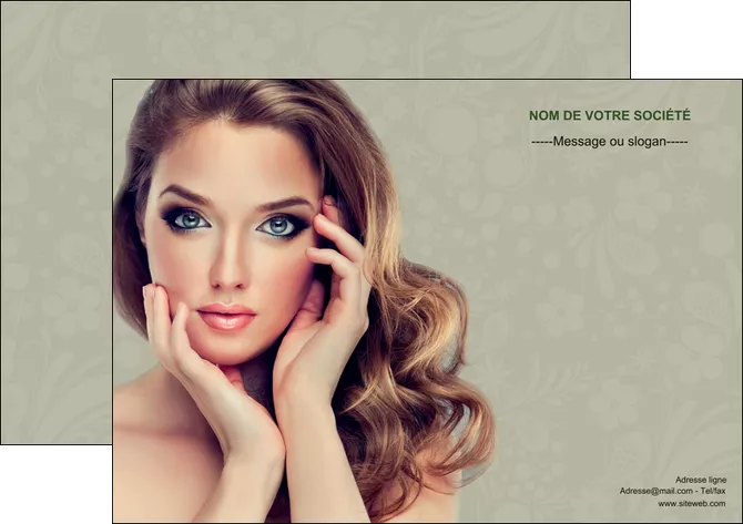 modele affiche centre esthetique  beaute bien etre coiffure MLGI29868