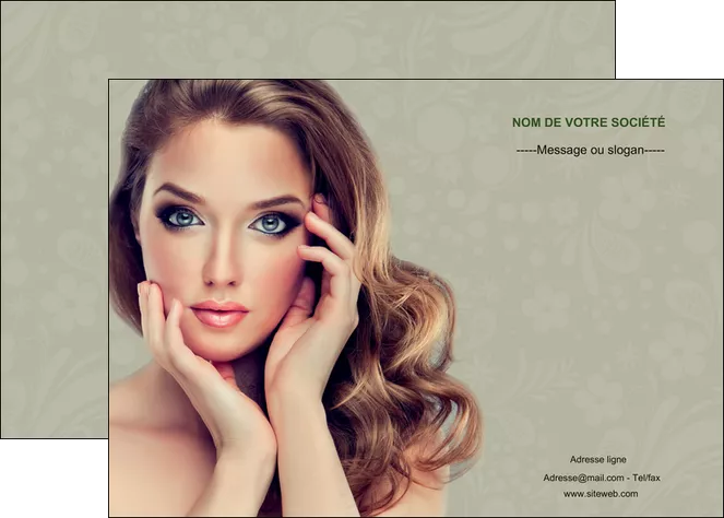 modele en ligne affiche centre esthetique  beaute bien etre coiffure MIFCH29870