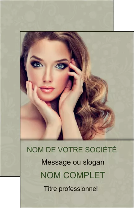 imprimerie carte de visite centre esthetique  beaute bien etre coiffure MIFBE29884