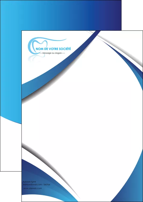 personnaliser modele de affiche dentiste dents dentiste dentisterie MLGI29950
