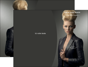 maquette en ligne a personnaliser pochette a rabat centre esthetique  coiffure beaute salon MIS30234