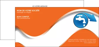 realiser carte de correspondance plomberie eau robinet plombier MLGI30308