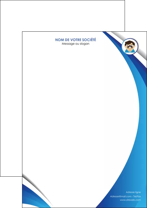 creer modele en ligne tete de lettre materiel de sante medecin medecine docteur MIFBE30324