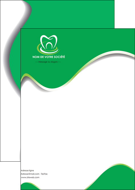 modele en ligne affiche dentiste dents dentiste dentier MIDLU30538