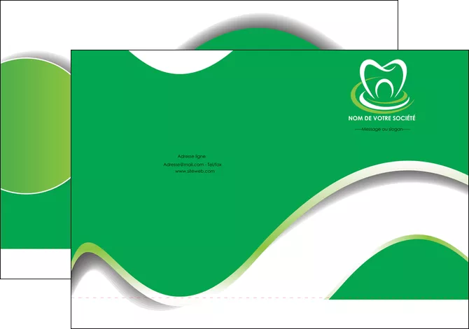 imprimer pochette a rabat dentiste dents dentiste dentier MLGI30552