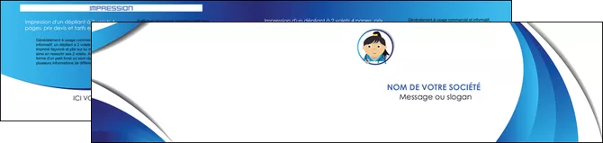creation graphique en ligne depliant 2 volets  4 pages  chirurgien medecin medecine sante MIFBE30598
