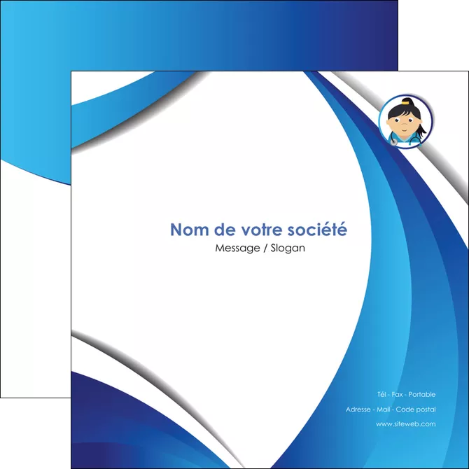 creation graphique en ligne flyers chirurgien medecin medecine sante MLGI30630