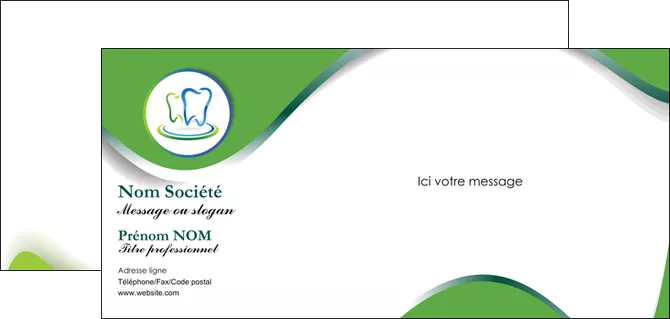 faire carte de correspondance dentiste dents dentiste dentier MLGI30652