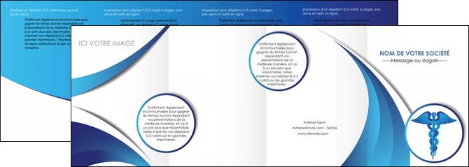 imprimerie depliant 4 volets  8 pages  chirurgien medecin medecine sante MID30710
