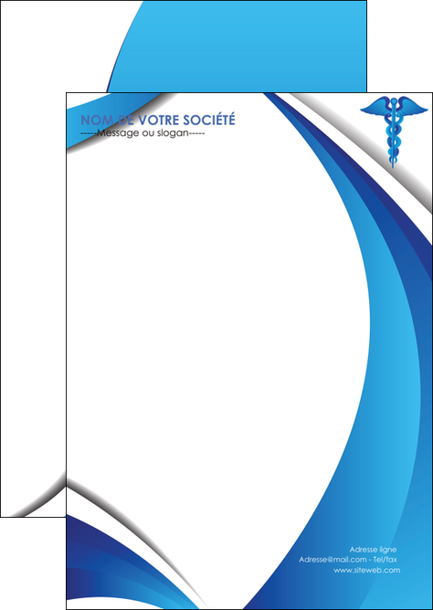 personnaliser modele de flyers chirurgien medecin medecine sante MIDCH30722