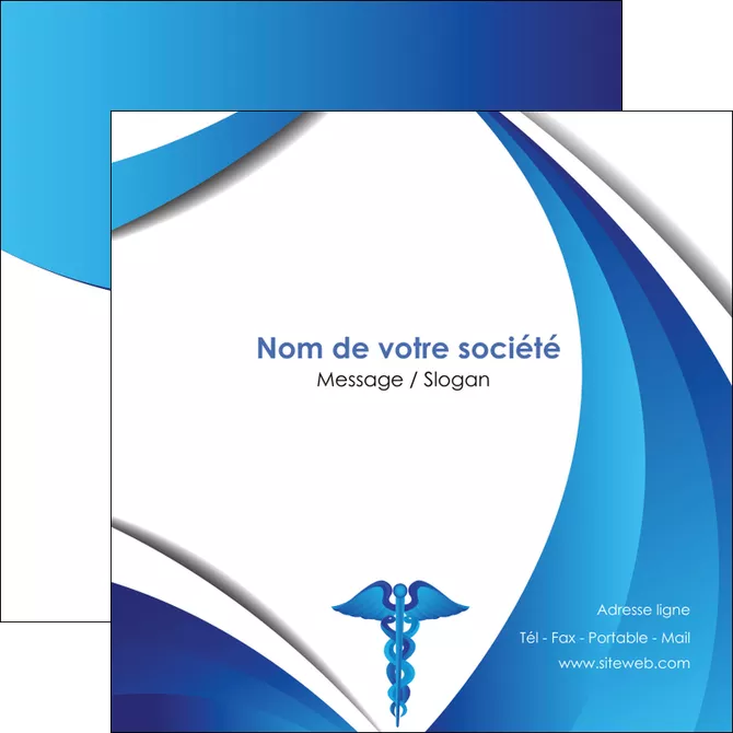 maquette en ligne a personnaliser flyers chirurgien medecin medecine sante MID30726