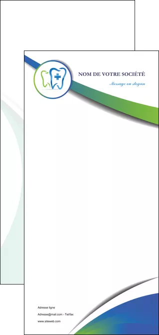 exemple flyers dentiste dents dentiste dentier MIFBE30842