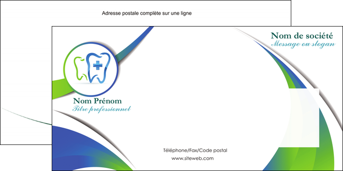 impression enveloppe dentiste dents dentiste dentier MLIGBE30878