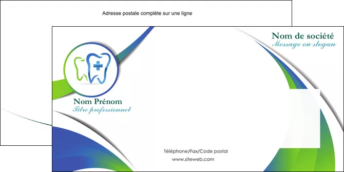 impression enveloppe dentiste dents dentiste dentier MIFCH30878
