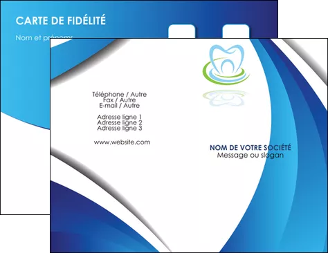 personnaliser maquette carte de visite dentiste dents dentiste dentier MLIGLU30996