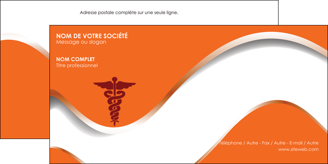 personnaliser modele de enveloppe chirurgien pharmacie hopital medecin MIDBE31060