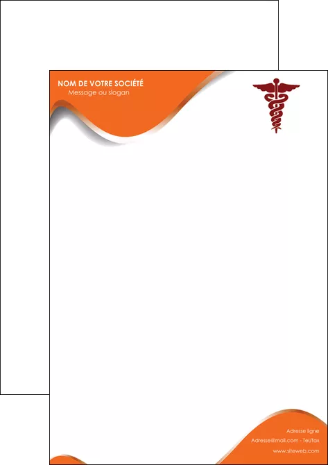 faire tete de lettre chirurgien pharmacie hopital medecin MIFCH31082