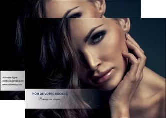 realiser affiche cosmetique coiffeur a domicile salon de coiffure salon de beaute MLGI31278