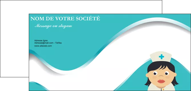 creation graphique en ligne flyers infirmier infirmiere infirmiere infirmerie blouse MLGI31340
