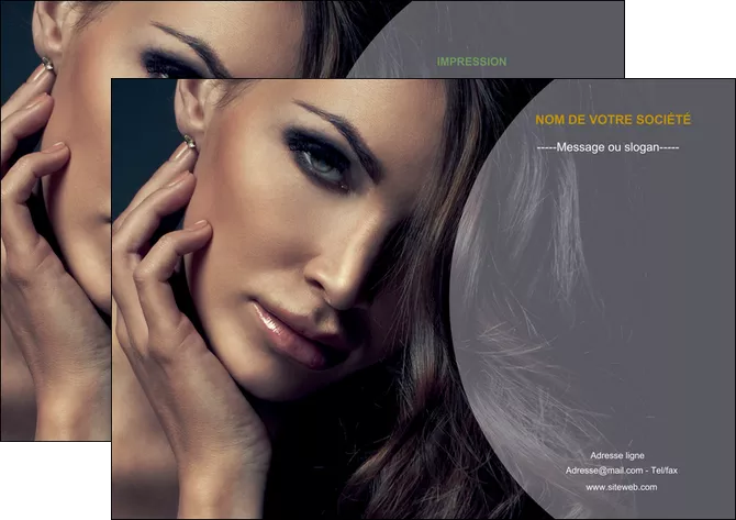 creation graphique en ligne flyers cosmetique beaute bien etre coiffure MLGI31386