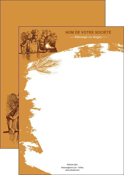 exemple affiche boulangerie pains boulangerie boulanger MIFLU31414