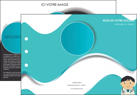 imprimer depliant 3 volets  6 pages  chirurgien docteur soin soin medical MLGI31488