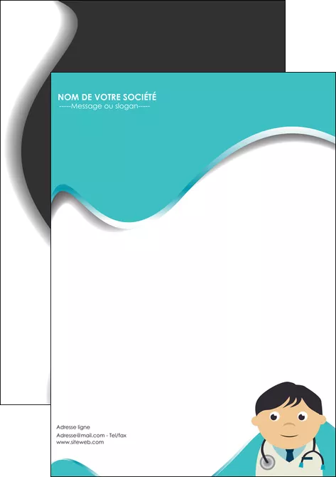 creation graphique en ligne flyers chirurgien docteur soin soin medical MLIGLU31500