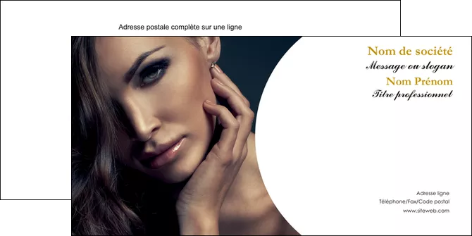 personnaliser modele de enveloppe cosmetique beaute bien etre coiffure MIFCH31534