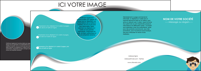 impression depliant 4 volets  8 pages  materiel de sante docteur medecin soins medicales MLGI31620