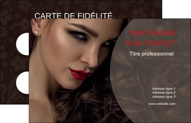 realiser carte de visite centre esthetique  beaute bien etre coiffure MIFLU31670