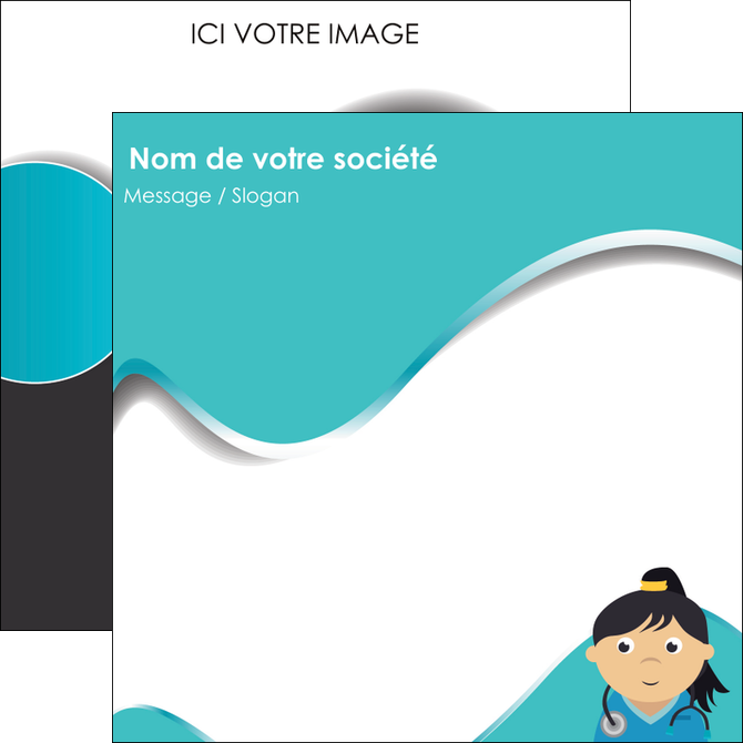 exemple flyers infirmier infirmiere infirmier infirmerie aide soignant MIDBE31710