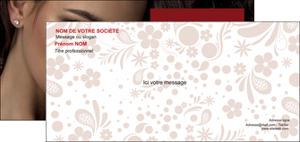 modele carte de correspondance cosmetique salon de coiffure salon de beaute beaute MLGI31734