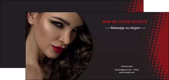 modele flyers centre esthetique  coiffeur a domicile salon de coiffure salon de beaute MIFBE31764