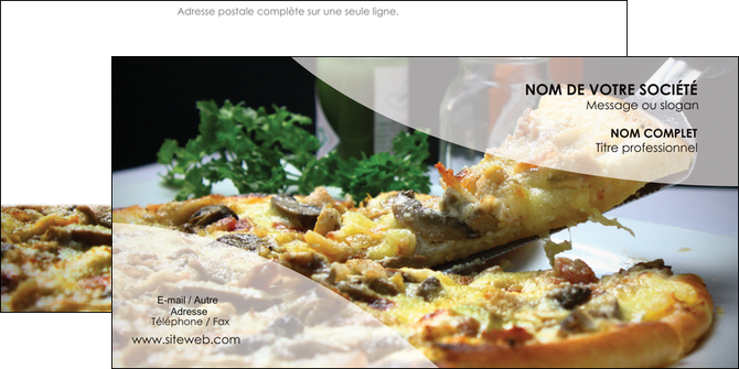 personnaliser modele de enveloppe pizzeria et restaurant italien pizza pizzeria restaurant italien MIDBE31886