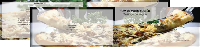 imprimer depliant 2 volets  4 pages  pizzeria et restaurant italien pizza pizzeria restaurant italien MLGI31894