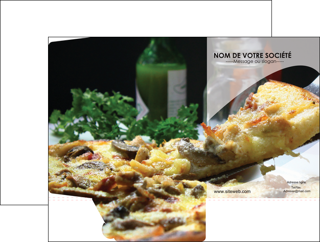 exemple pochette a rabat pizzeria et restaurant italien pizza pizzeria restaurant italien MIDCH31898