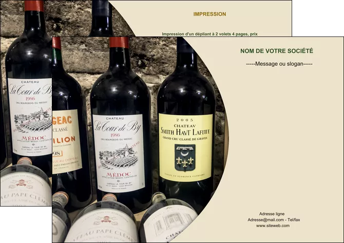 faire flyers vin commerce et producteur caviste vin vignoble MIFCH32010