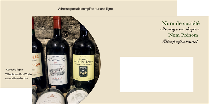 imprimerie enveloppe vin commerce et producteur caviste vin vignoble MID32024