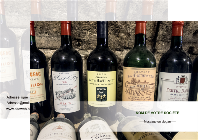 modele en ligne affiche vin commerce et producteur caviste vin vignoble MIFCH32066