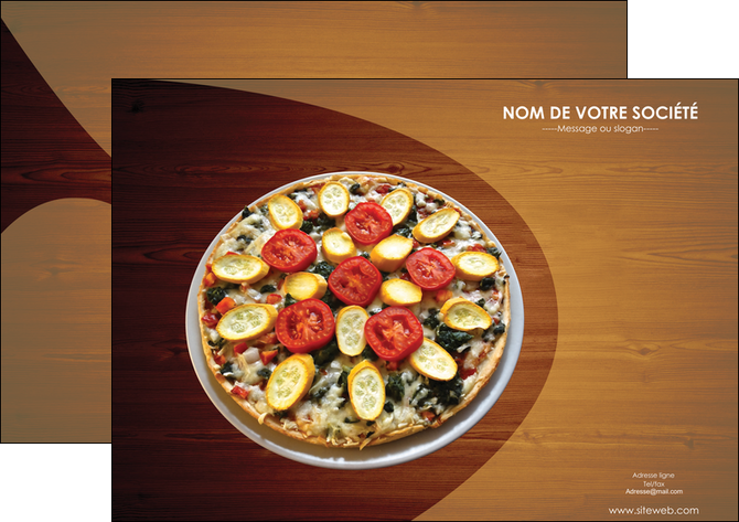 creer modele en ligne affiche pizzeria et restaurant italien pizza pizzeria zone tampon MLGI32388
