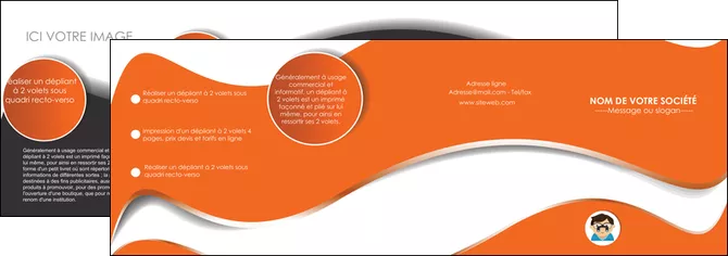 creer modele en ligne depliant 4 volets  8 pages  infirmier infirmiere opticien lunetier optometristes MID32490