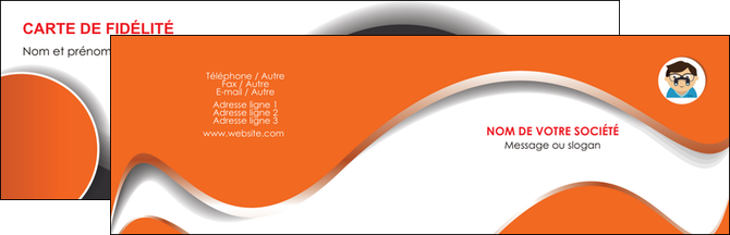 modele carte de visite infirmier infirmiere opticien lunetier optometristes MIDLU32498