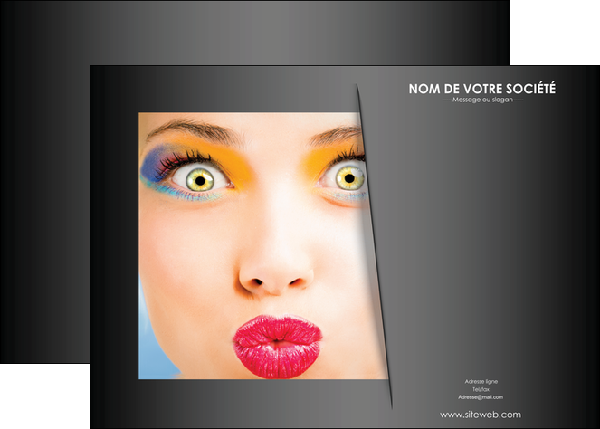 imprimerie affiche centre esthetique  maquillage beaute couleur MIFBE32538