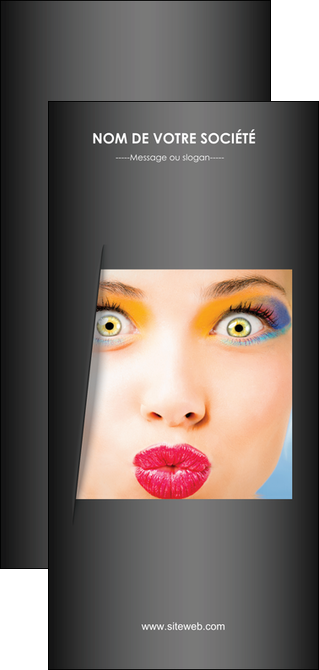 faire flyers centre esthetique  maquillage beaute couleur MLIGBE32540