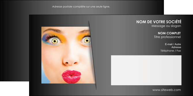 imprimerie enveloppe centre esthetique  maquillage beaute couleur MLIP32552
