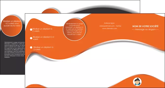 creer modele en ligne depliant 4 volets  8 pages  infirmier infirmiere infirmiere infirmerie blouse MIFBE32570
