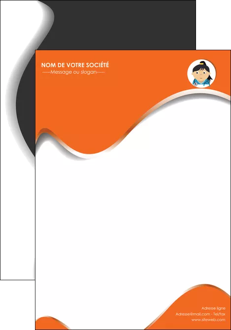 realiser affiche infirmier infirmiere infirmiere infirmerie blouse MIFBE32580