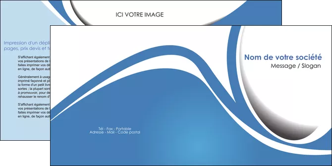 realiser depliant 2 volets  4 pages  texture contexture structure MLGI32692