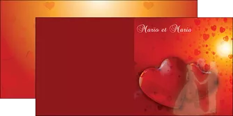 cree depliant 2 volets  4 pages  mariage noces faire part MLGI32928