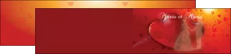 cree depliant 2 volets  4 pages  mariage noces faire part MLGI32932